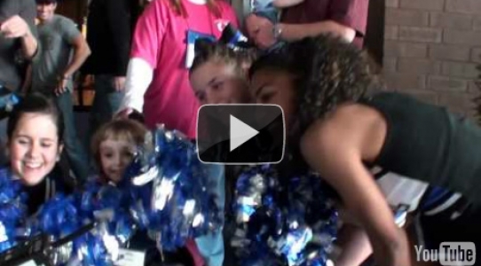 Abby Cheering Like a Pro! - Magical Moment 2011 