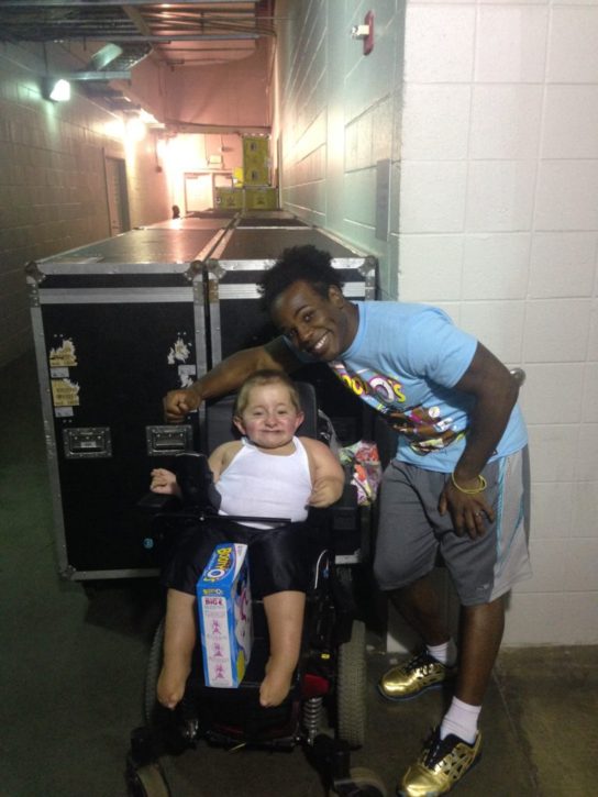 Nick with Xavier Woods