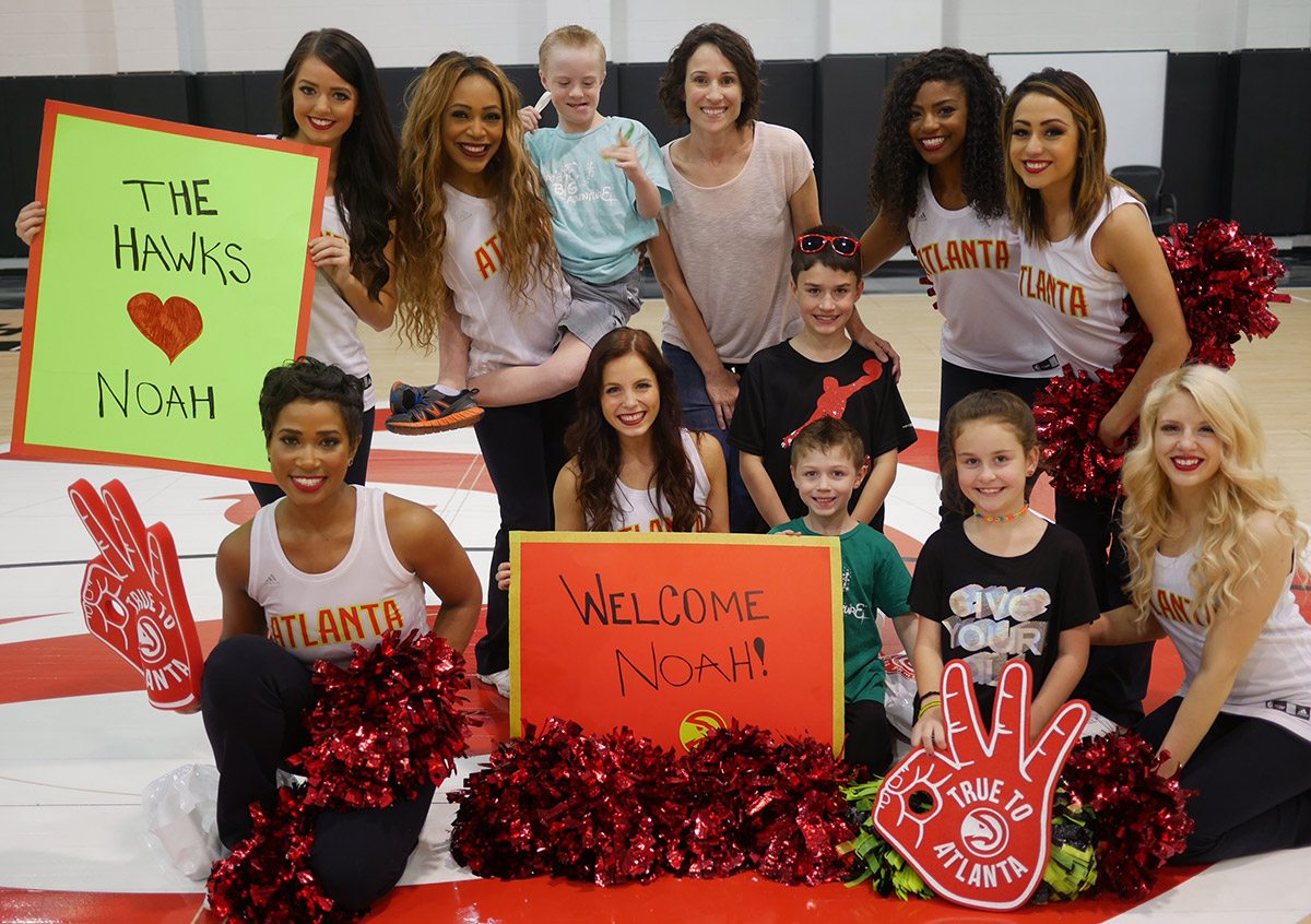 Noah Got To Dance With The Atlanta Hawks Dance Team