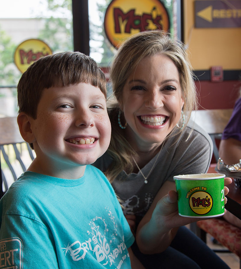 Eat at Moe's Wednesday's in August!