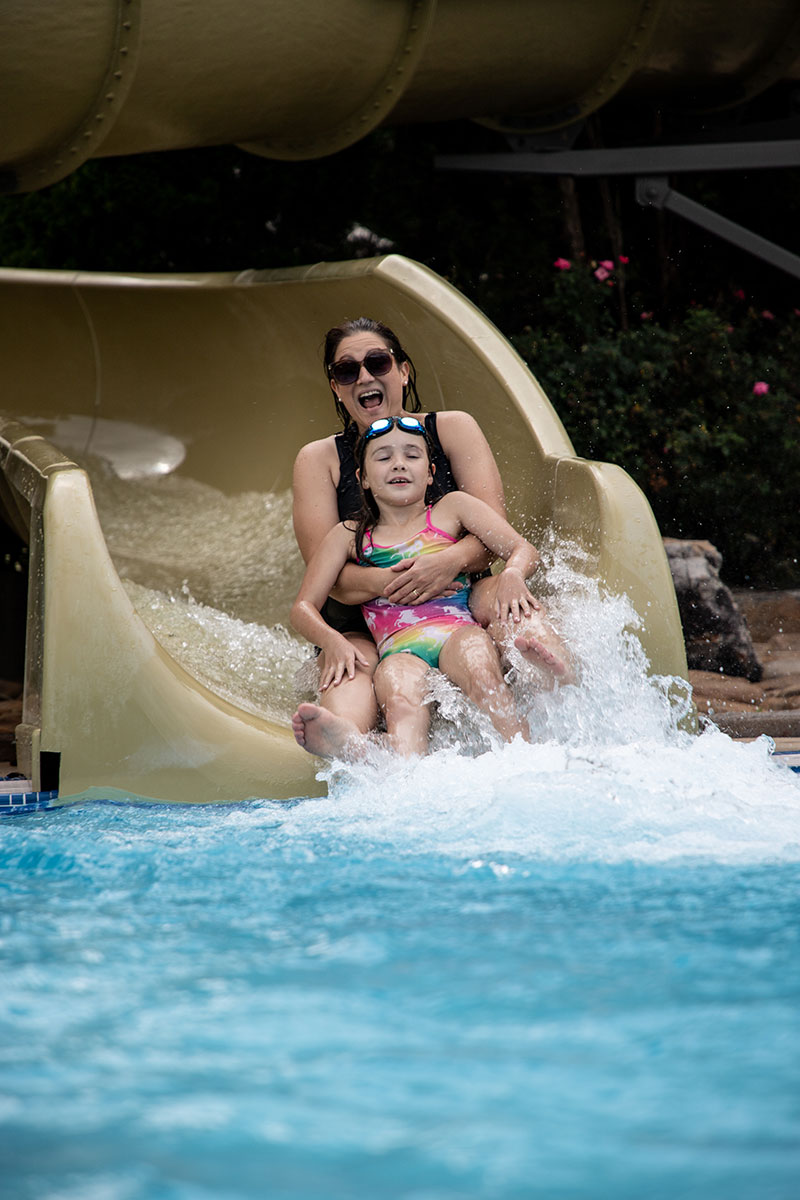 Waterslide at the 2024 Summer Reunion Adventure