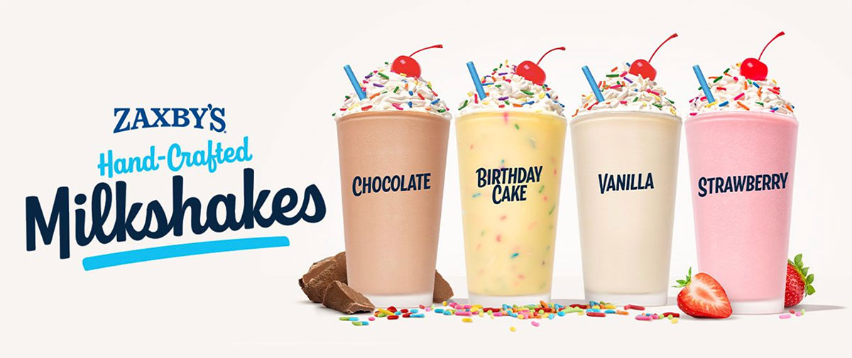 Zaxby's Milkshakes