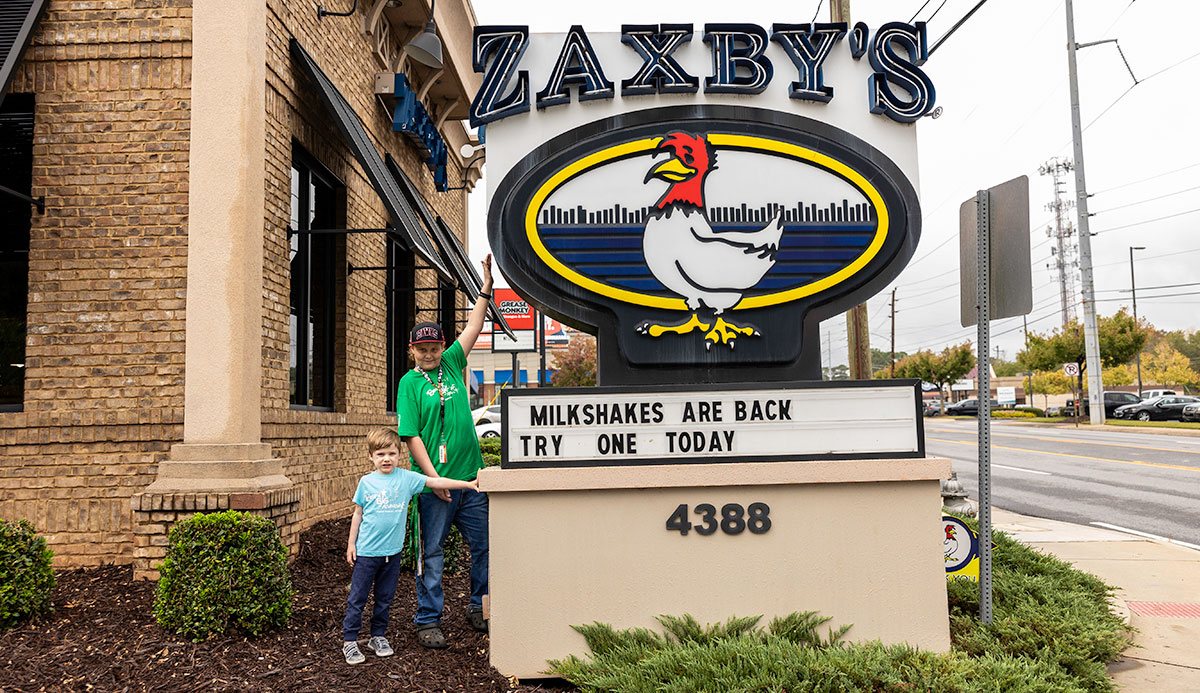 GO BIG for Bert’s Big Adventure by Treating Yourself to a Zaxby’s Milkshake!