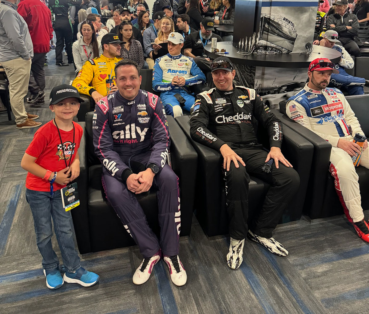 Bobby at the Driver’s Meeting Bobby at the Driver’s Meeting