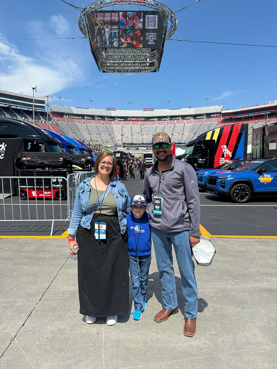 Bobby at the Bristol Motor Speedway Bobby at the Bristol Motor Speedway