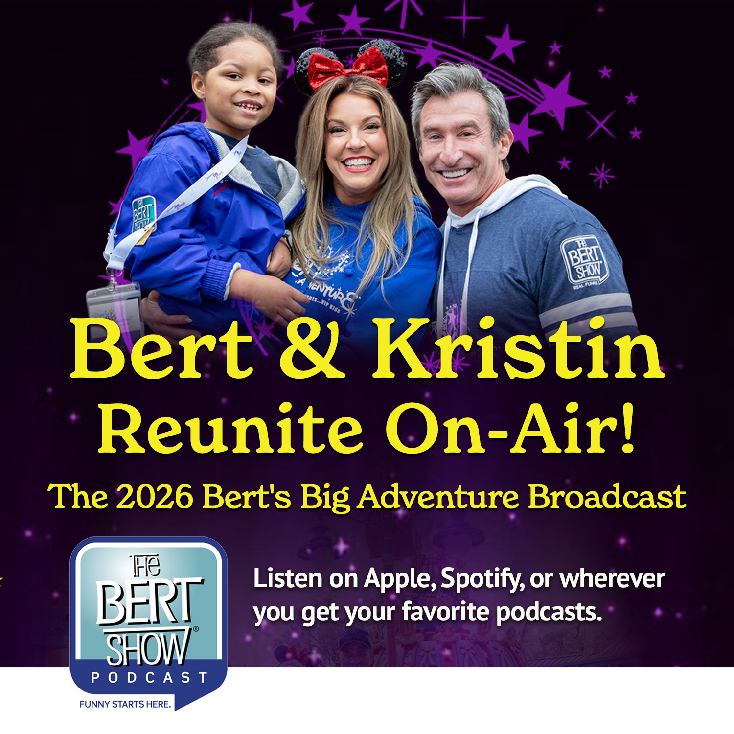 Stream on The Bert Show Podcast!