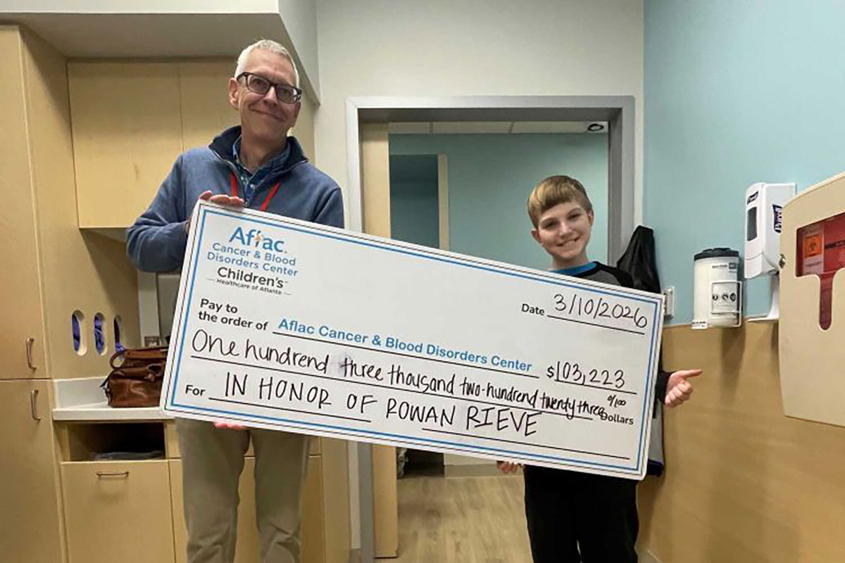 Money raised in honor of Rowan